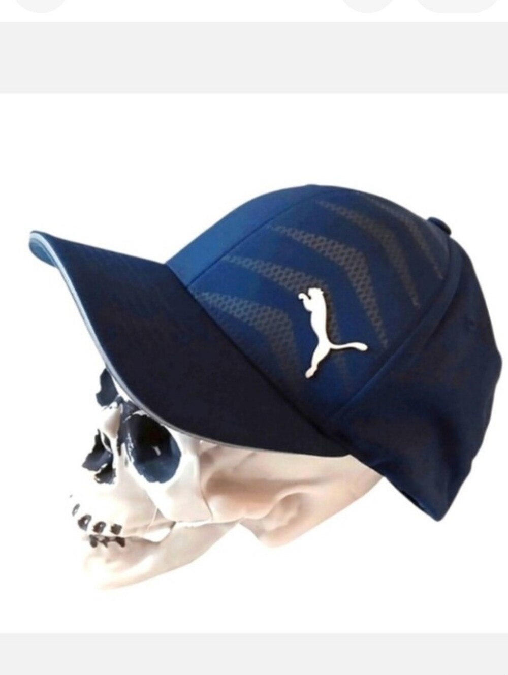 Puma Cap Flexfit Hat Navy Blue L/ XL